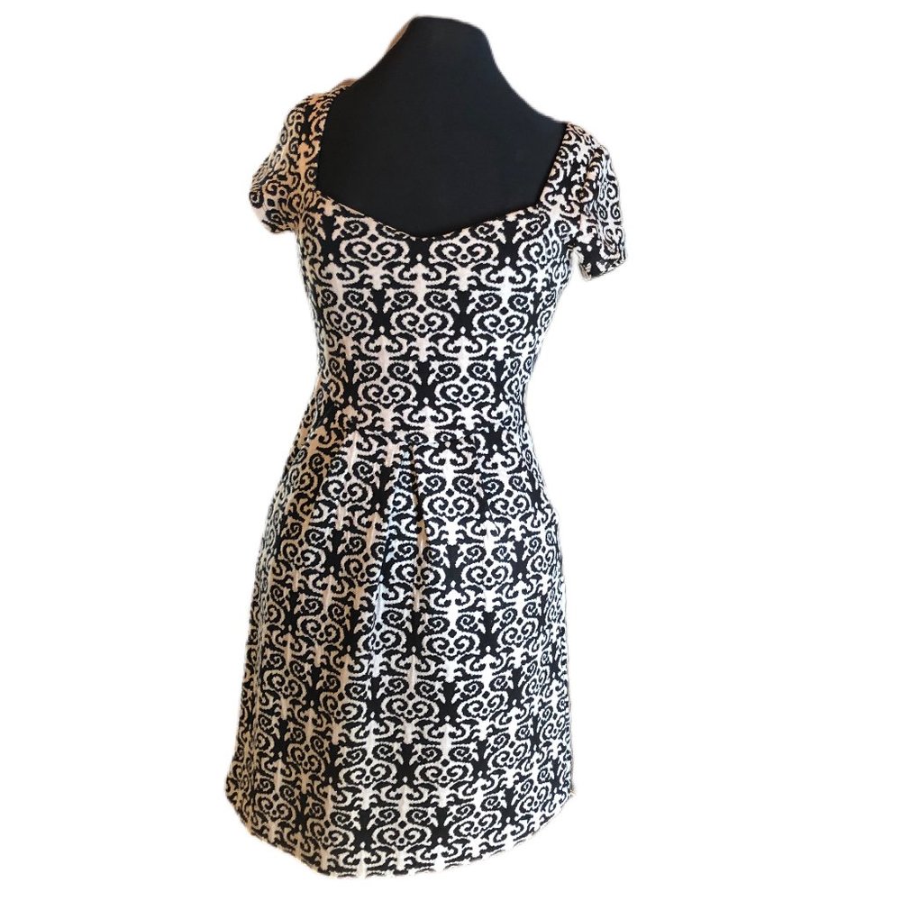 Deletta Caledonia Dress Black & Grey Size XS